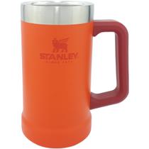 Caneca Térmica Cerveja Inox Laranja 709ml Stanley Original