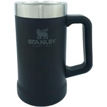 Caneca Térmica Cerveja Inox Preta 709ml Stanley Original