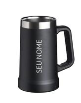 Caneca Térmica Chopp 700ml Personalizada com o Nome Preta Caneca Térmica Chopp 700ml Personalizada com o Nome Preta