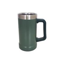 Caneca Térmica Chopp Cerveja Inox Copo Térmico 700Ml Verde Caneca Térmica Chopp Cerveja Inox Copo Térmico 700Ml Verde