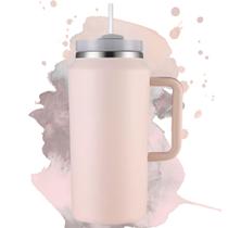 Caneca Térmica Colorida 1200ml com Alça, Tampa e Canudo Bebidas Frias e Quentes Caneca Térmica Colorida 1200ml com Alça, Tampa e Canudo Bebidas Frias e Quentes
