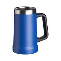 Caneca Térmica com Asa 710ml 2444708 Azul - Quanhe Caneca Térmica com Asa 710ml 2444708 Azul - Quanhe