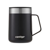 Caneca Térmica com Tampa 414ml Quente e Frio Contigo Preta Caneca Térmica com Tampa 414ml Quente e Frio Contigo Preta