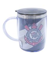 Caneca Térmica Com Tampa 450ml - Corinthians