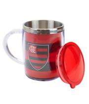 Caneca Termica Com Tampa 450ml Flamengo - MILENO