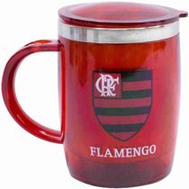 Caneca Térmica Com Tampa 450Ml - Flamengo