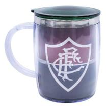 Caneca Térmica Com Tampa 450Ml - Fluminense Faixa