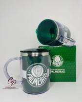 Caneca Termica Com Tampa 450ml-Palmeiras-Produto Licenciado-Mileno Caneca Termica Com Tampa 450ml-Palmeiras-Produto Licenciado-Mileno