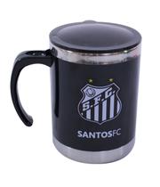 Caneca Térmica Com Tampa 450ml Santos SFC Caneca Térmica Com Tampa 450ml Santos SFC