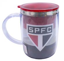 Caneca Térmica Com Tampa 450ml São Paulo SPFC