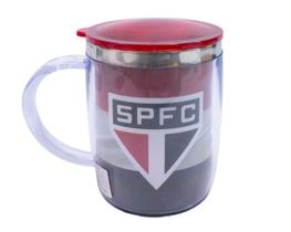 Caneca térmica com tampa 450ml - spfc