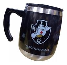 Caneca Térmica Com Tampa Base Gorda 430Ml - Vasco Cor Preto