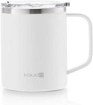 Caneca Térmica Com Tampa Classic Cerveja Gelada Branca 370ml