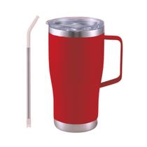 Caneca Térmica Com Tampa e Alça 600ml