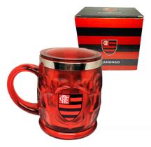 Caneca Térmica Com Tampa Flamengo 500ml - Produto Oficial