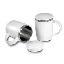 Caneca Térmica com Tampa para 400ml Coffee Time Caneca Térmica com Tampa para 400ml Coffee Time