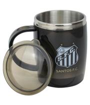 Caneca Térmica Com Tampa Santos QH002AZ-4 - Mileno