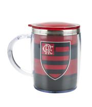 Caneca Térmica Com Tampa Time Flamengo 450 Ml