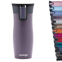 Caneca térmica Contigo West Loop Autoseal 470ml de ameixa escura Caneca térmica Contigo West Loop Autoseal 470ml de ameixa escura