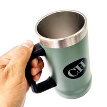 Caneca Térmica Copo Grande Inox Para Cerveja Chopp 800ml