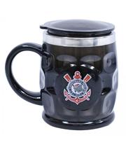 Caneca Térmica Corinthians 500ml com Tampa Produto Oficial, Torcida Fiel, Ideal para Bebidas Quentes e Frias Caneca Térmica Corinthians 500ml com Tampa Produto Oficial, Torcida Fiel, Ideal para Bebidas Quentes e Frias