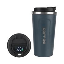 Caneca Térmica De Café De 510ML Com Display De Temperatura, À Prova De Vazamentos, Termo Para Viagem Caneca Térmica De Café De 510ML Com Display De Temperatura, À Prova De Vazamentos, Termo Para Viagem