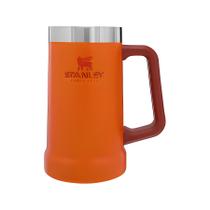 Caneca Térmica De Cerveja Beer Stein Stanley 709ml - Laranja