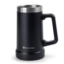 Caneca Térmica De Cerveja Termopro 709Ml Black Original