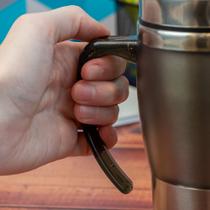 Caneca Térmica em Aço Inox de 400ml com Tampa Coffee Time