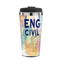 Caneca Térmica Engenheira Civil - Inox