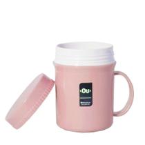 Caneca Térmica Hermética 400ml - Rosa Quartz - Ou