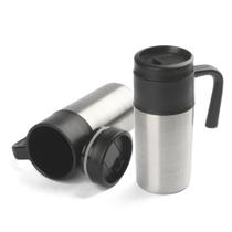 Caneca Térmica Inox 350ml com Tampa e Anel Antivazamento Prática Caneca Térmica Inox 350ml com Tampa e Anel Antivazamento Prática