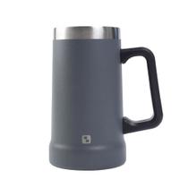 Caneca Térmica Inox Com Alça 750ml Everest Soprano Cor Cinza Caneca Térmica Inox Com Alça 750ml Everest Soprano Cor Cinza