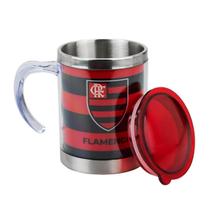 Caneca Térmica Inox Com Tampa 450Ml - Flamengo