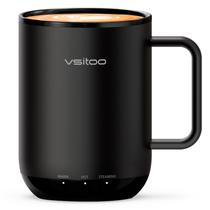 Caneca Térmica Inteligente VSITOO S3 Plus 414 ml com Aquecimento Automático, à Prova dÁgua