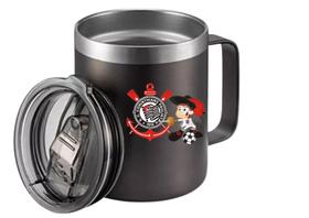 Caneca Térmica Mascote Timão 360ml Pto com Tampa Anatomica