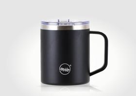 Caneca Térmica Mugy 370ml Preta com Revestimento Cerâmico e Tampa de Polipropileno Caneca Térmica Mugy 370ml Preta com Revestimento Cerâmico e Tampa de Polipropileno