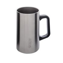 Caneca Térmica Para Cerveja De Aço Inox 500Ml - Wolff