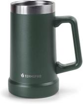 Caneca Térmica Para Chopp E Cerveja 709ml Verde Termopro