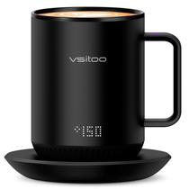 Caneca Térmica para Espresso VSITOO S3 12 oz com Controle de Temperatura por IA Caneca Térmica para Espresso VSITOO S3 12 oz com Controle de Temperatura por IA