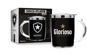 Caneca termica plastica inox 350ml com tampa time - botafogo - Brasfoot Presentes