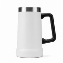 Caneca Térmica Premium com Alça 710ml Cores com Alça Alta Duração Cor:Branco Caneca Térmica Premium com Alça 710ml Cores com Alça Alta Duração Cor:Branco