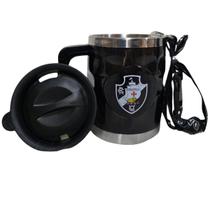 Caneca Térmica Relevo Com Tampa 450ml - Vasco Da Gama