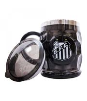 Caneca Térmica Relevo Com Tampa 500ML - Santos