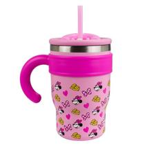 Caneca térmica rosa minnie 700ml - disney