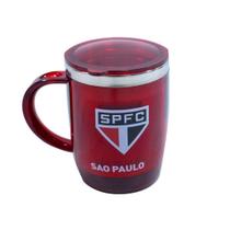 Caneca Térmica São Paulo 450ml Mileno Inox com Tampa