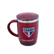 Caneca termica sao paulo com tampa - mileno