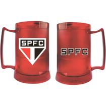 Caneca térmica são paulo fc tricolor brasão metal 500ml