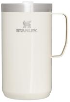 Caneca Térmica Stanley Camp Stay Hot 24oz - Aço Inoxidável Creme Brilhante Caneca Térmica Stanley Camp Stay Hot 24oz - Aço Inoxidável Creme Brilhante