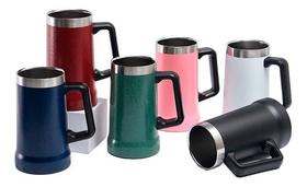 Caneca Térmica Superior com Camada Dupla em Inox com Alça - 710ml